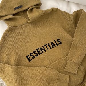 Fear of God- Essentials Knit Pullover Hoodie